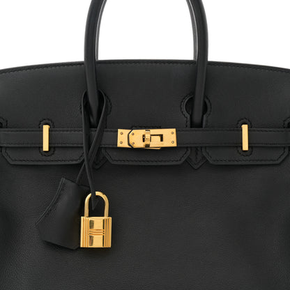 Hermes Swift Birkin 25 Black 8 of 13