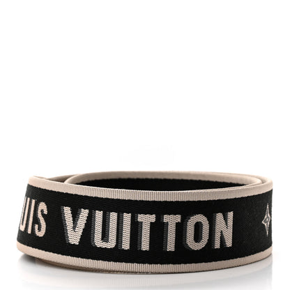 Louis Vuitton Jacquard Diane Shoulder Strap Black Ivory 2 of 5