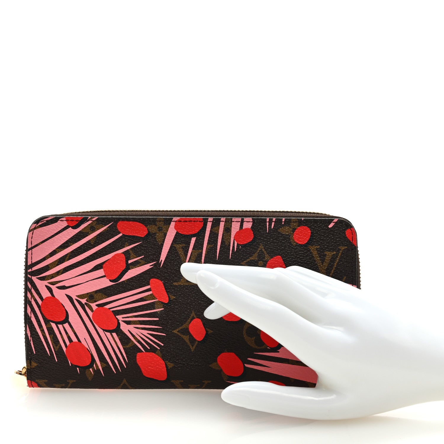 Louis Vuitton Monogram Jungle Dots Zippy Wallet Sugar Pink Poppy 2 of 6
