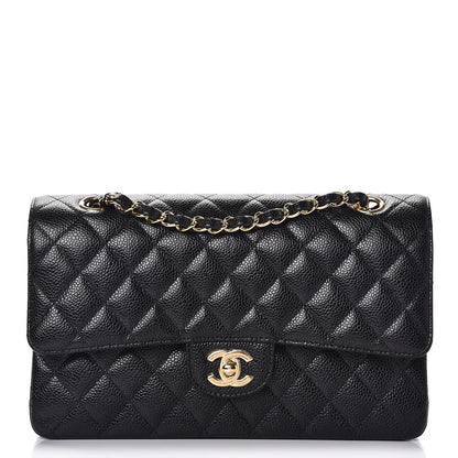 Chanel Caviar Quilted Medium Double Flap Black 1 of 8