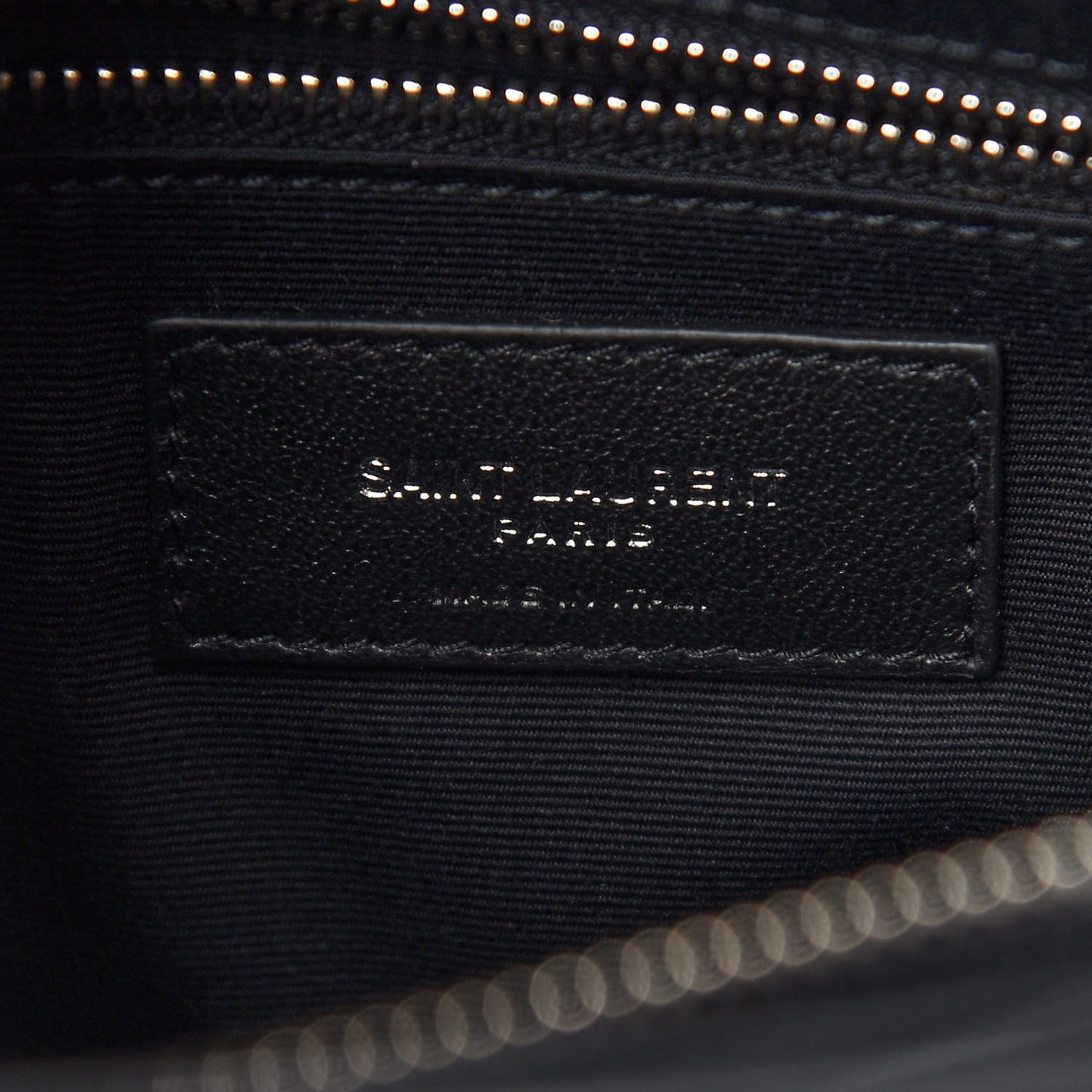 Calfskin Y Quilted Monogram Medium Loulou Satchel Black