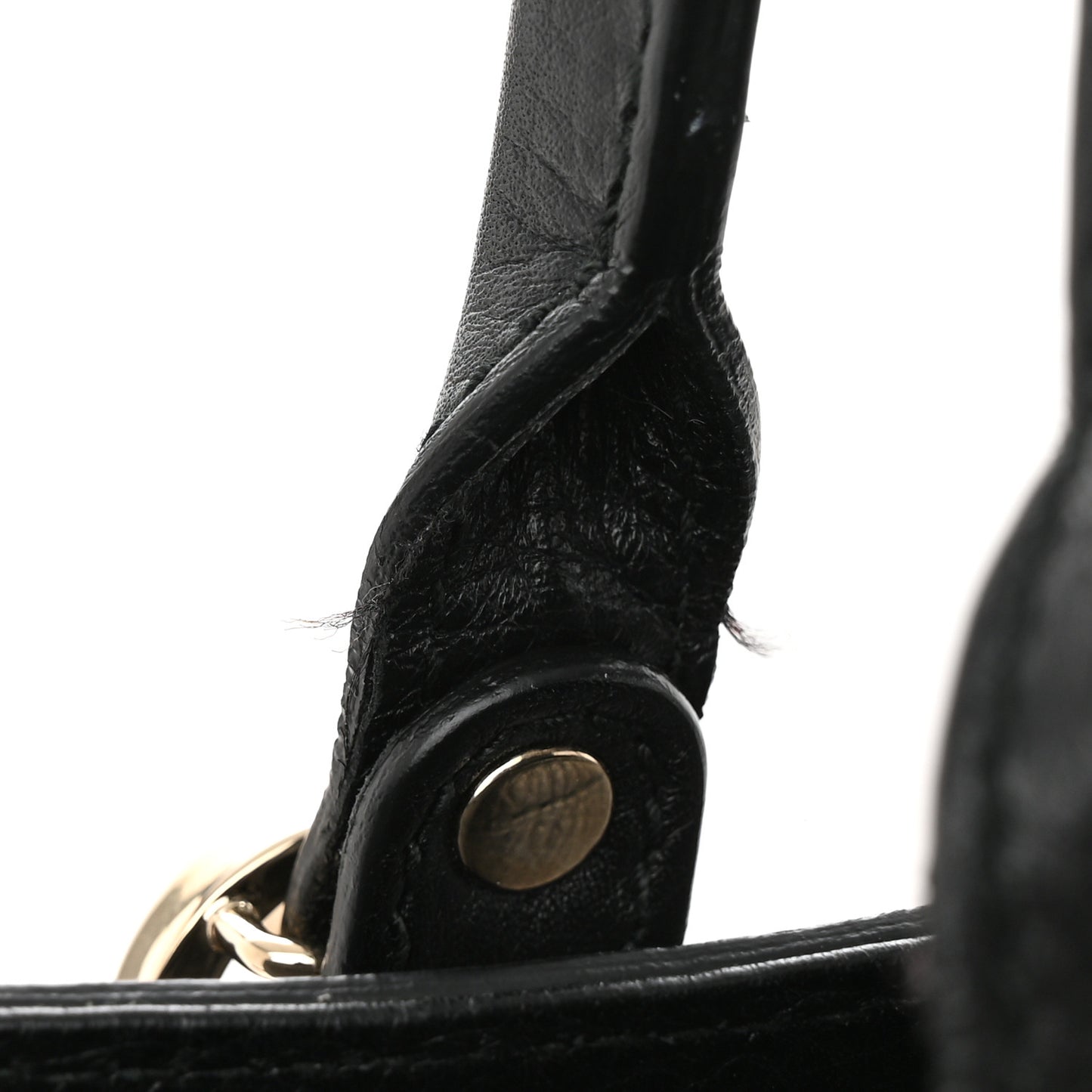 Pebbled Calfskin Old Libeccio Miss GG Tote Black