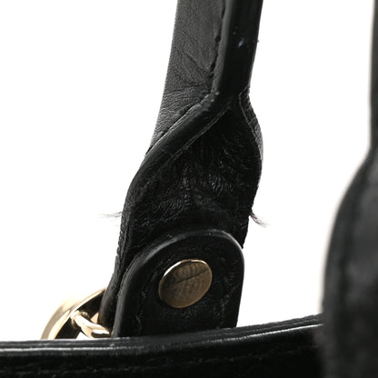 Gucci Pebbled Calfskin Old Libeccio Miss GG Tote Black 11 of 12