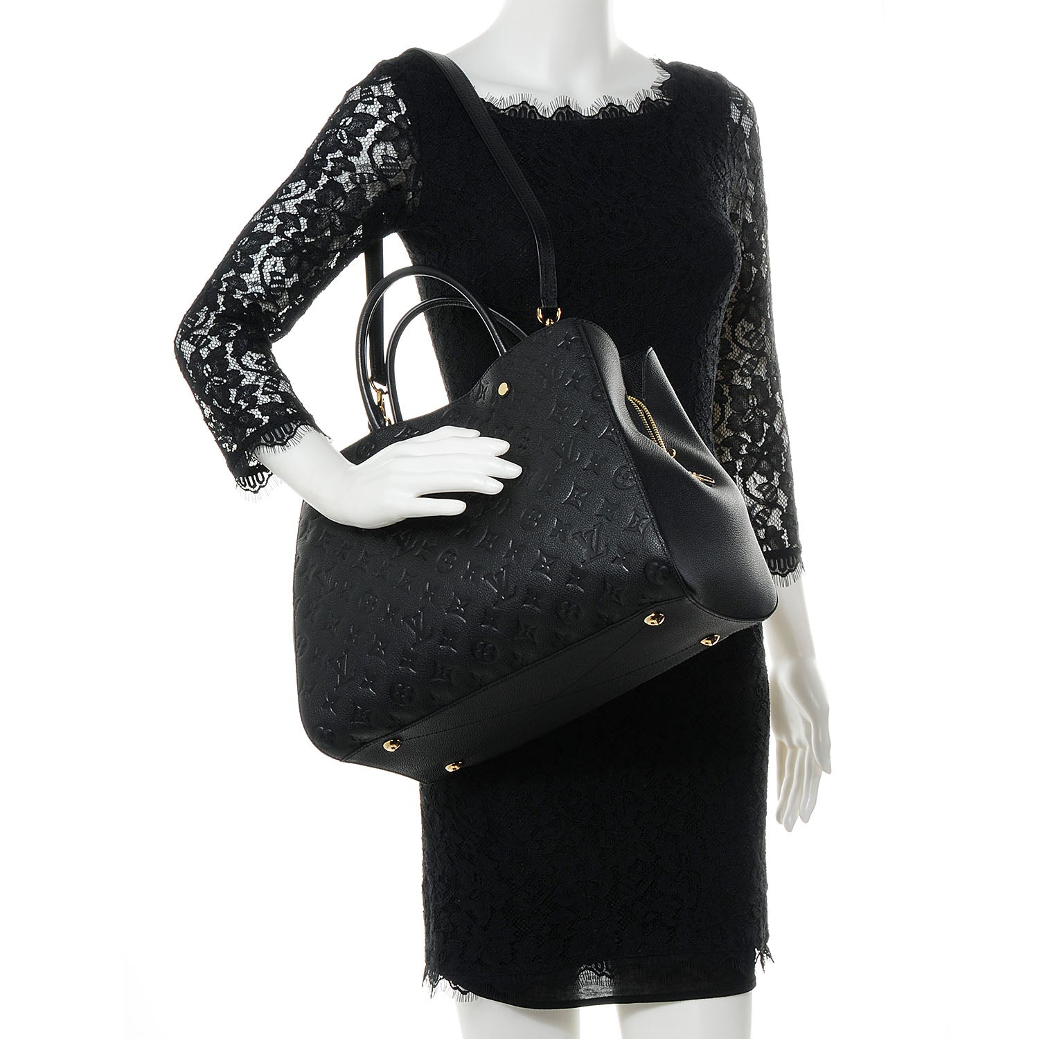 Louis Vuitton Empreinte Montaigne GM Black 2 of 7
