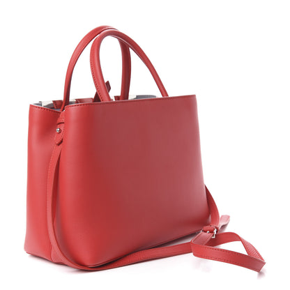 Fendi Vitello Dolce Century Petite 2Jours Tote Fiamma Ardesia 3 of 9