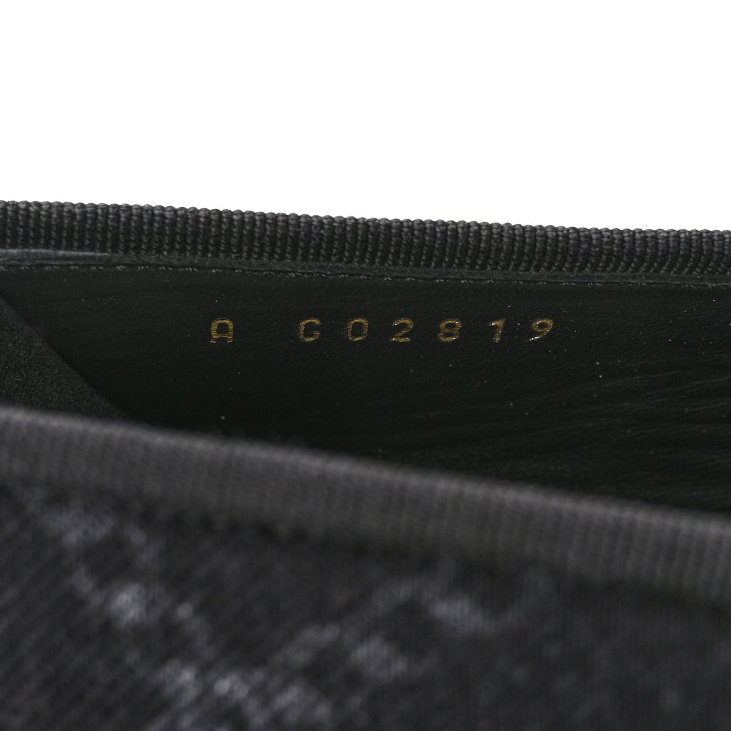 Denim Printed Cap Toe Ballerina Flats 39.5 Black White