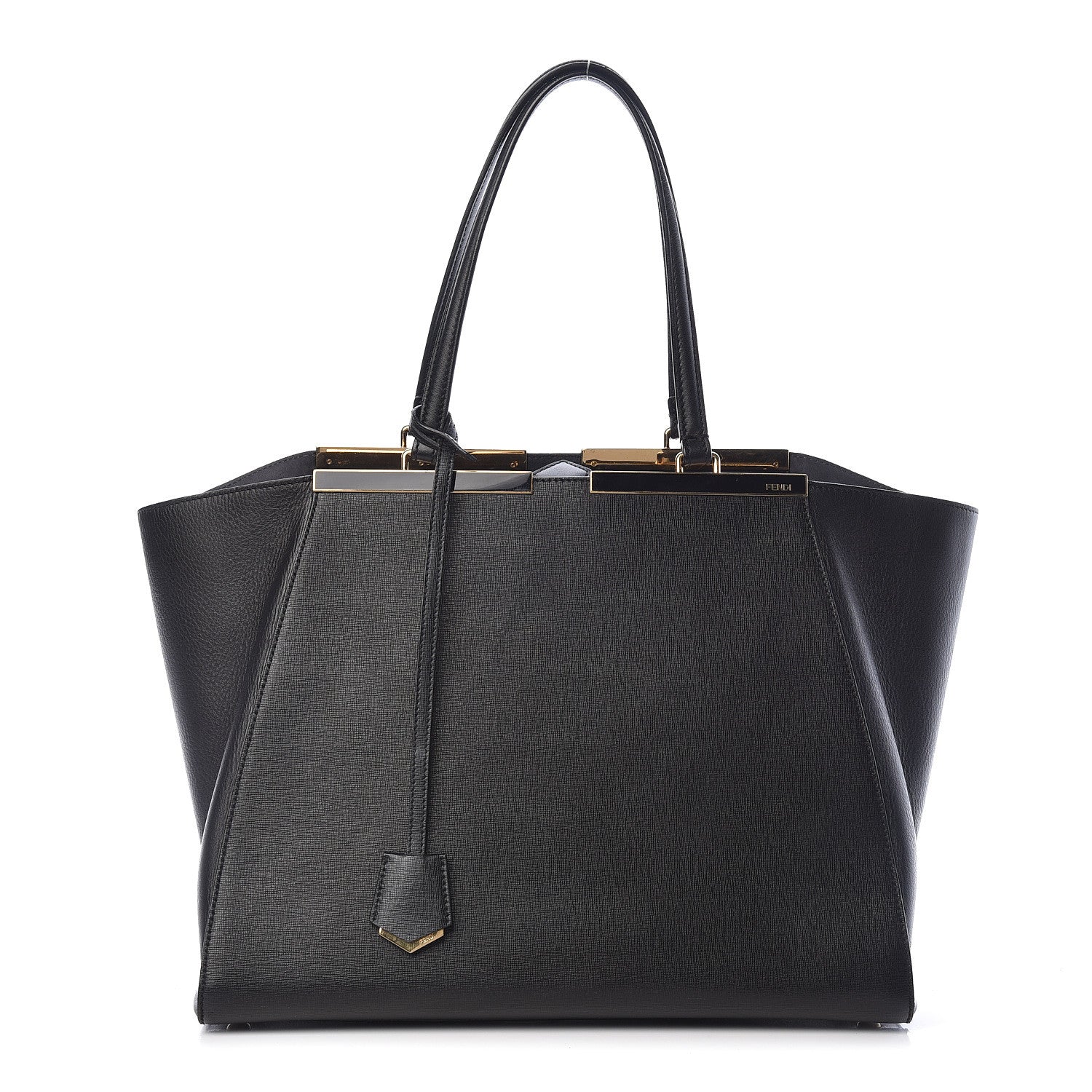 Fendi Vitello Elite Large 3Jours Tote Black 1 of 15