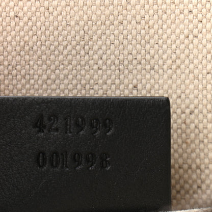 Gucci Calfskin Bamboo Web Large Dionysus Top Handle Bag Black Bright Evergreen Hibiscus Red 7 of 21