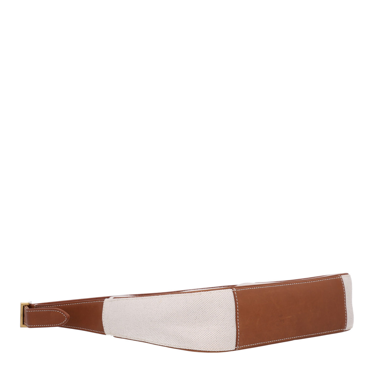 Saint Laurent Smooth Calfskin Canvas Le 5 A 7 Hobo Natural Beige Brick 4 of 10