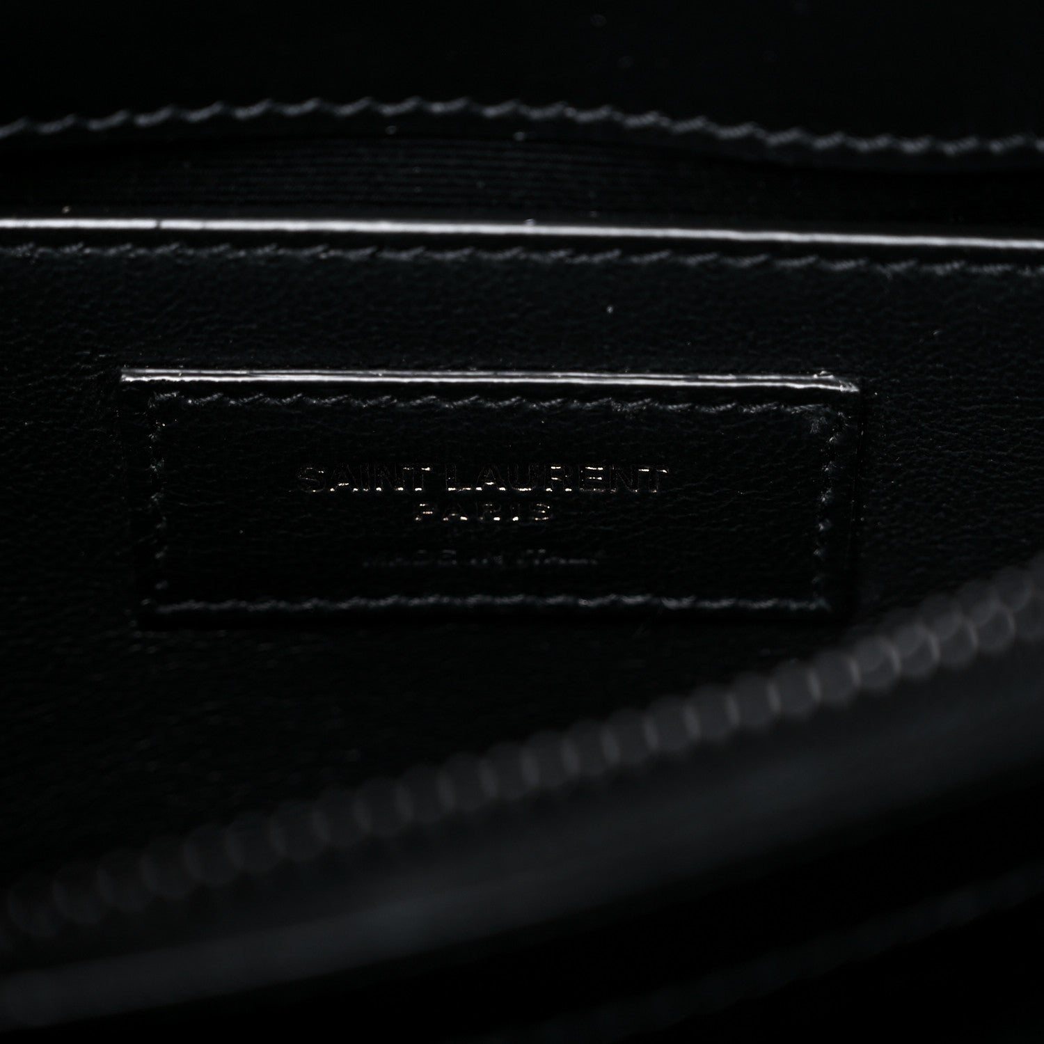 Saint Laurent Calfskin Y Quilted Monogram Small Loulou Chain Satchel Black 6 of 9