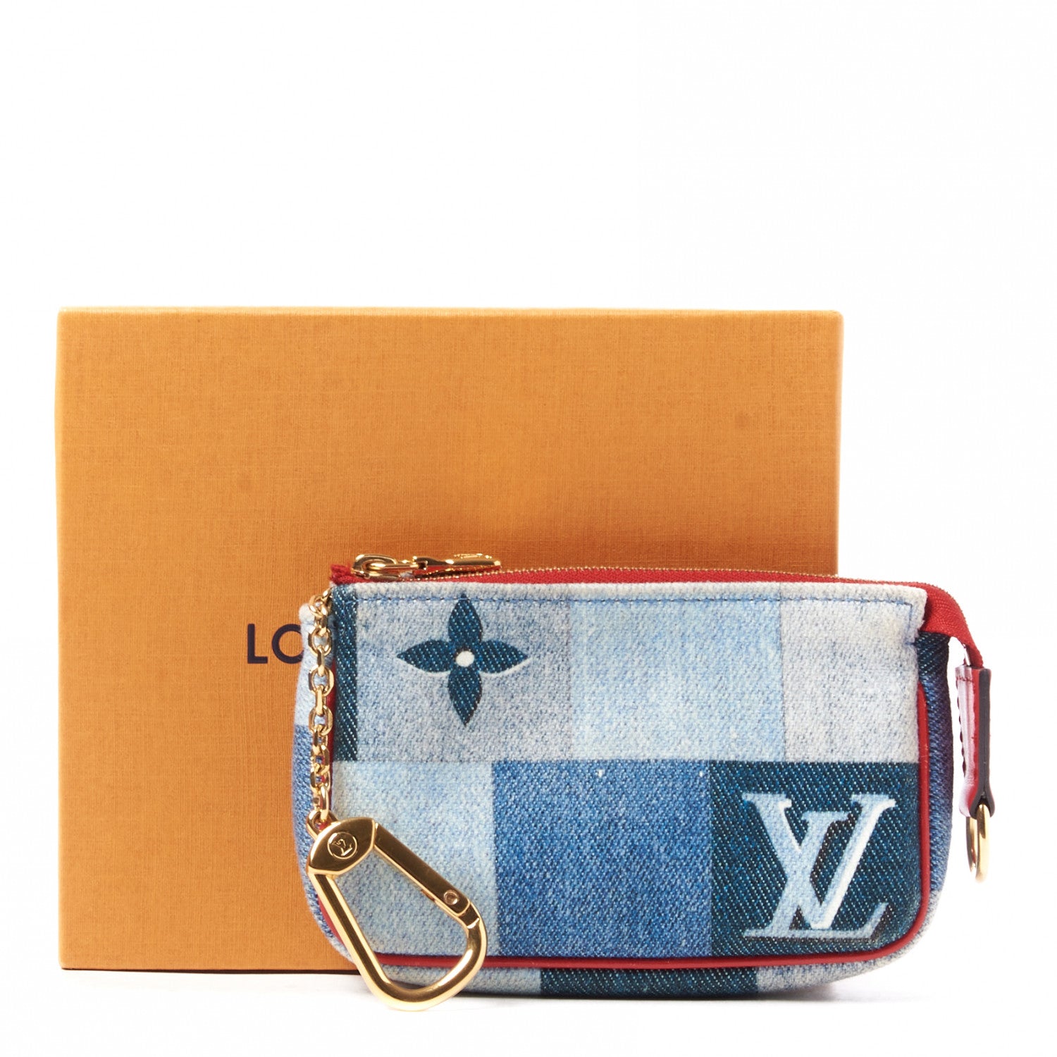 Louis Vuitton Denim Micro Pochette Accessories Denim Rouge 8 of 8