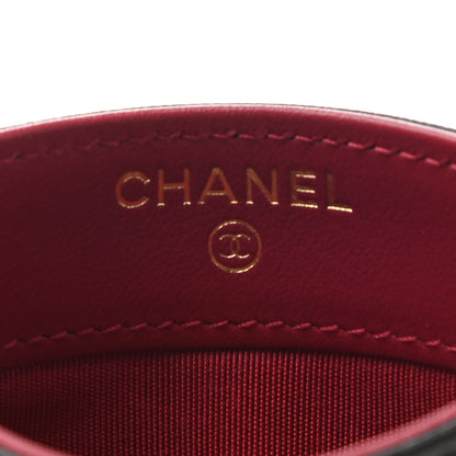 Chanel Lambskin Quilted Chanel 19 Card Holder Black 6 of 10