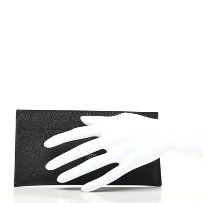 Louis Vuitton Calfskin Felicie Chain Wallet Card Holder Insert Black 2 of 6