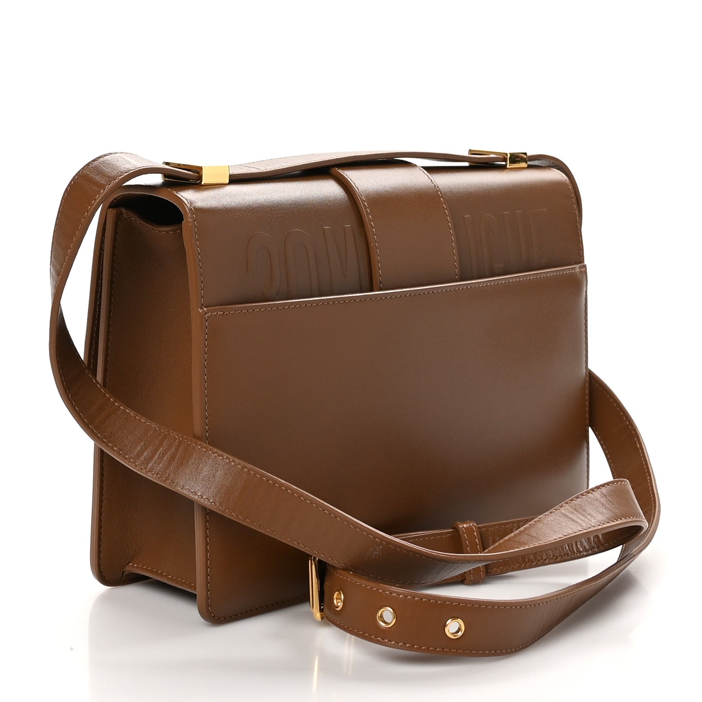 Smooth Calfskin 30 Montaigne Flap Bag Brown