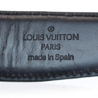 Louis Vuitton Taiga Leather Classique Belt Black 110 44 7 of 8