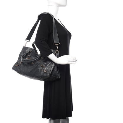Balenciaga Agneau Giant 21 Rose Gold Hardware Part Time Anthracite 2 of 9