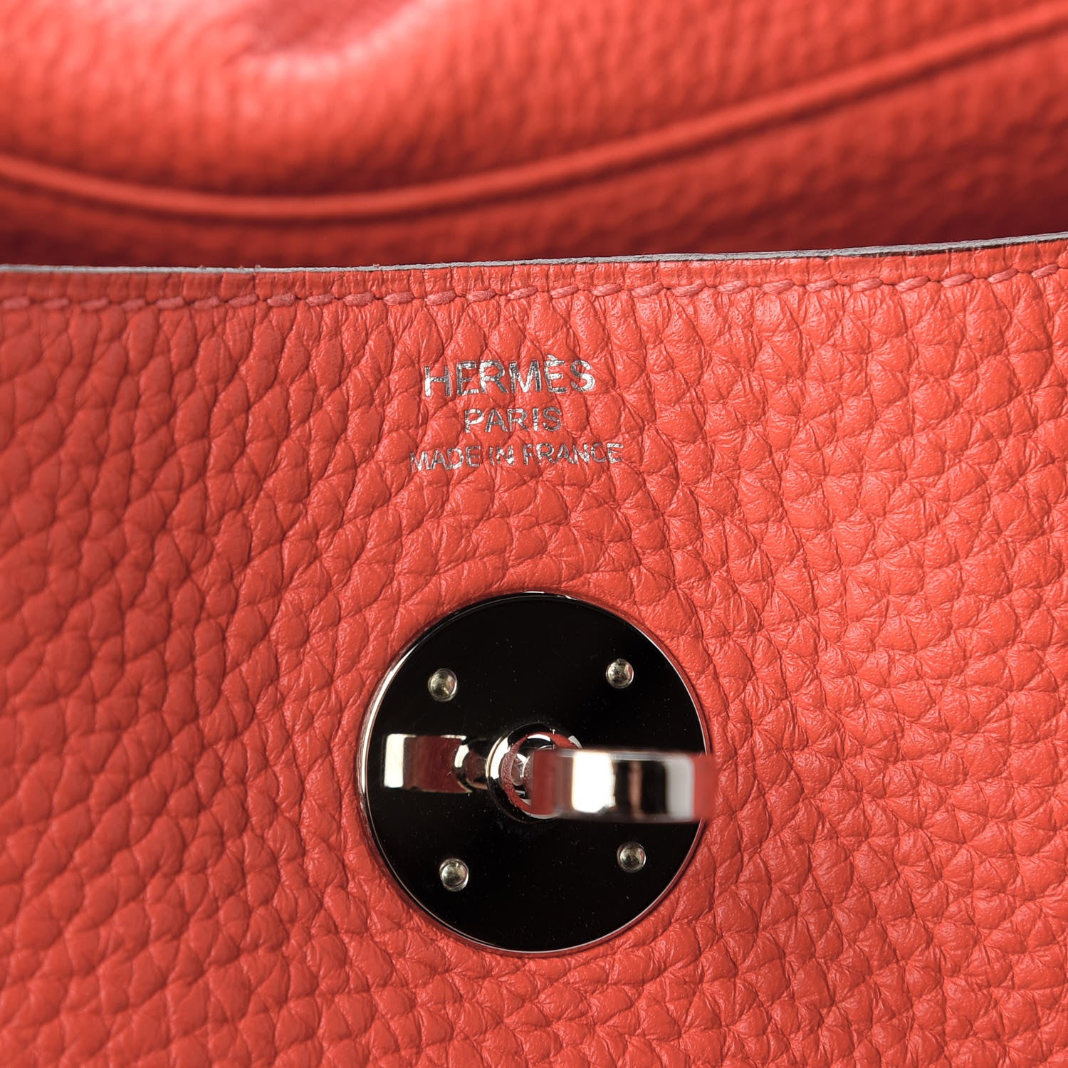 Hermes Taurillon Clemence Lindy 26 Bougainvillea 8 of 9