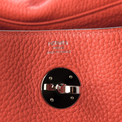 Hermes Taurillon Clemence Lindy 26 Bougainvillea 8 of 9