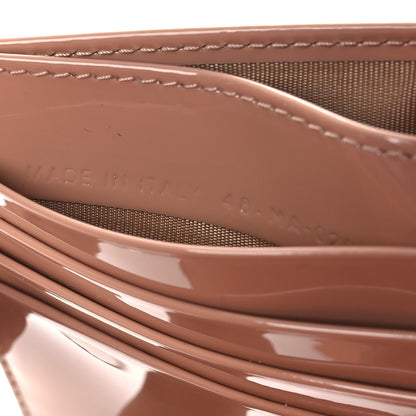 Christian Dior Patent Lady Dior Convertible Clutch Inserts Rose Des Vents 10 of 12