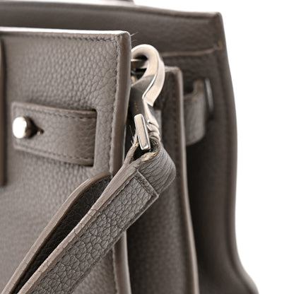 Saint Laurent Grained Calfskin Nano Supple Sac De Jour Fog 16 of 16