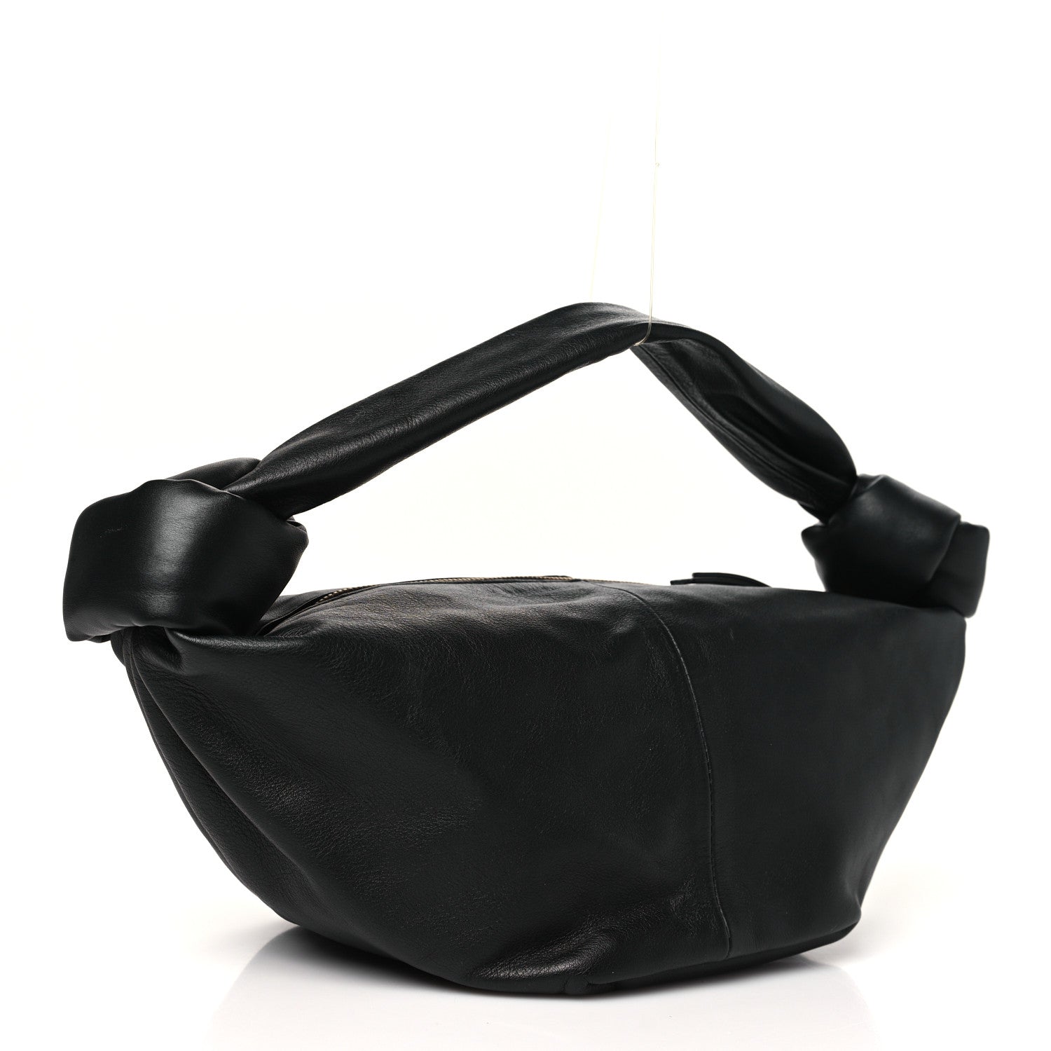 Bottega Veneta Calfskin Mini Double Knot Bag Black 3 of 9