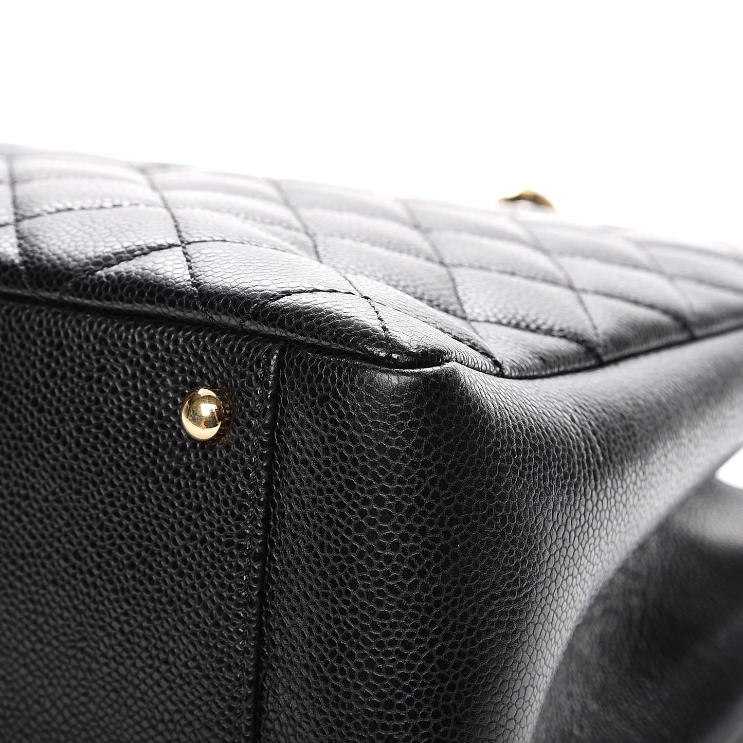 Caviar Quilted XL Grand Shopping Tote GST Black
