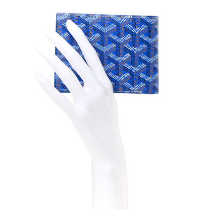 Goyard Goyardine Bi-Fold Victoire PM Wallet Sky Blue 2 of 7