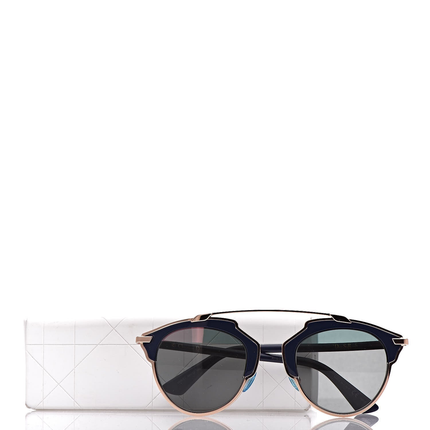 Christian Dior Mirrored So Real Sunglasses Rose Gold Blue 9 of 9