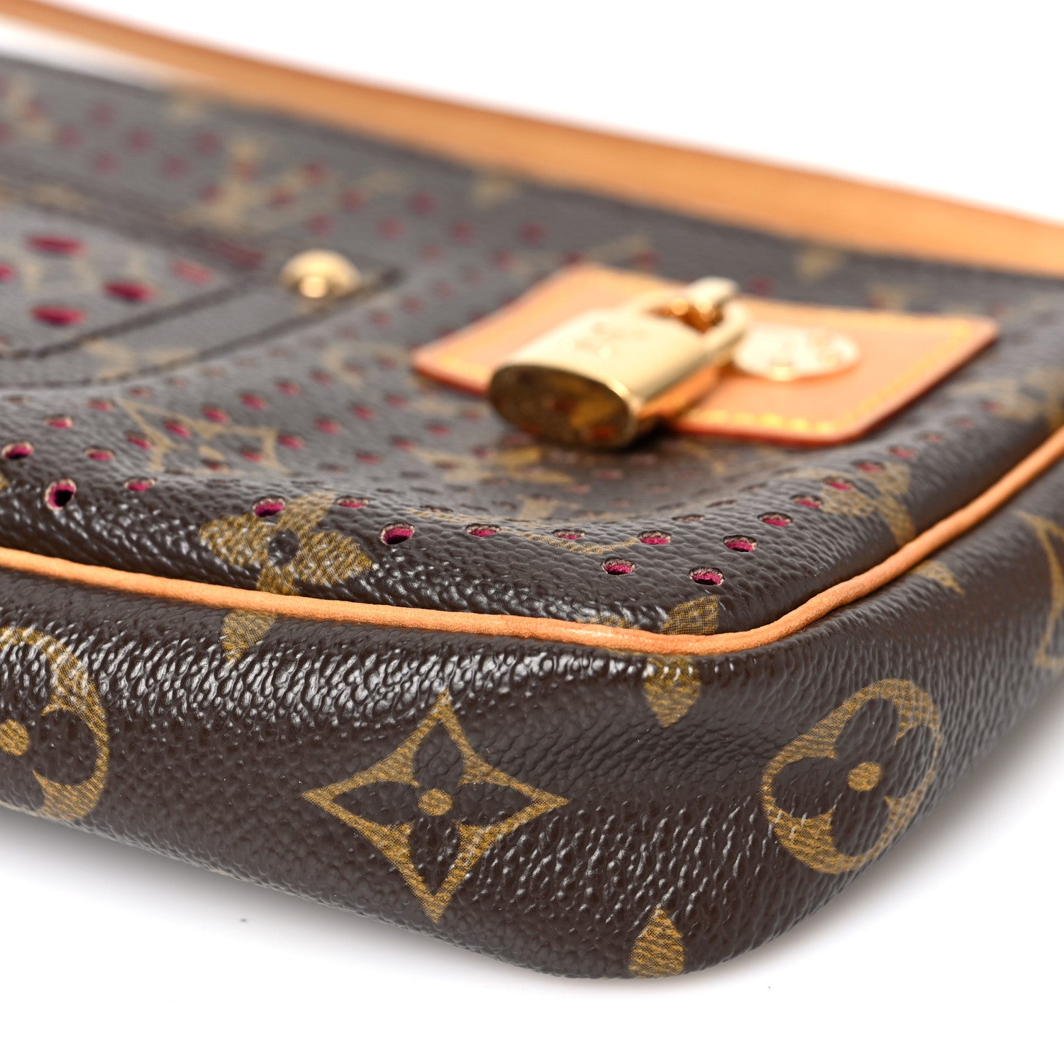 Louis Vuitton Monogram Perforated Pochette Accessories Bag Fuchsia 8 of 8