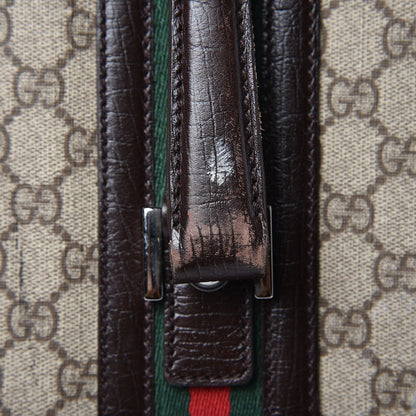 Gucci GG Plus Monogram Small Web Trolley Brown 24 of 41