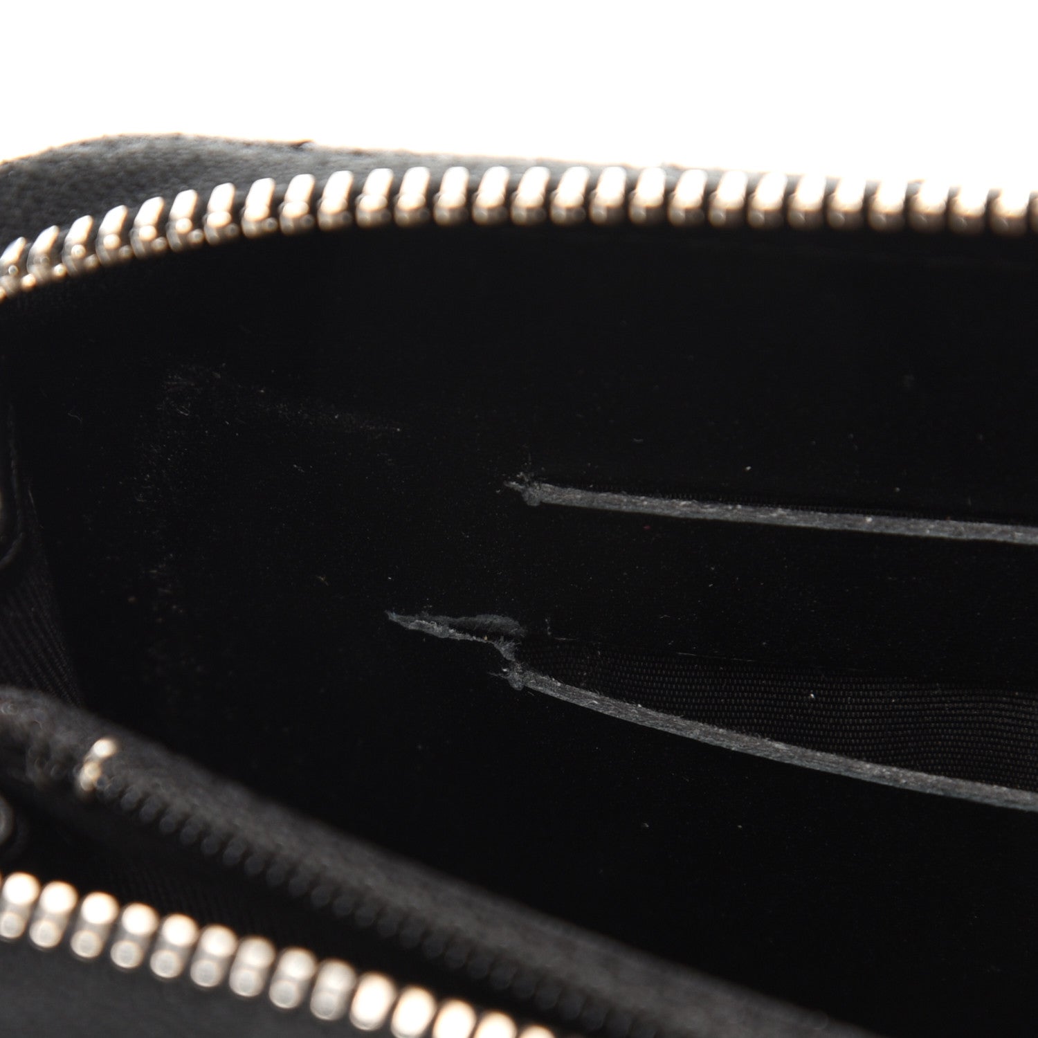 Chanel Caviar Quilted Small Gusset Zip Around Wallet Black 11 of 12