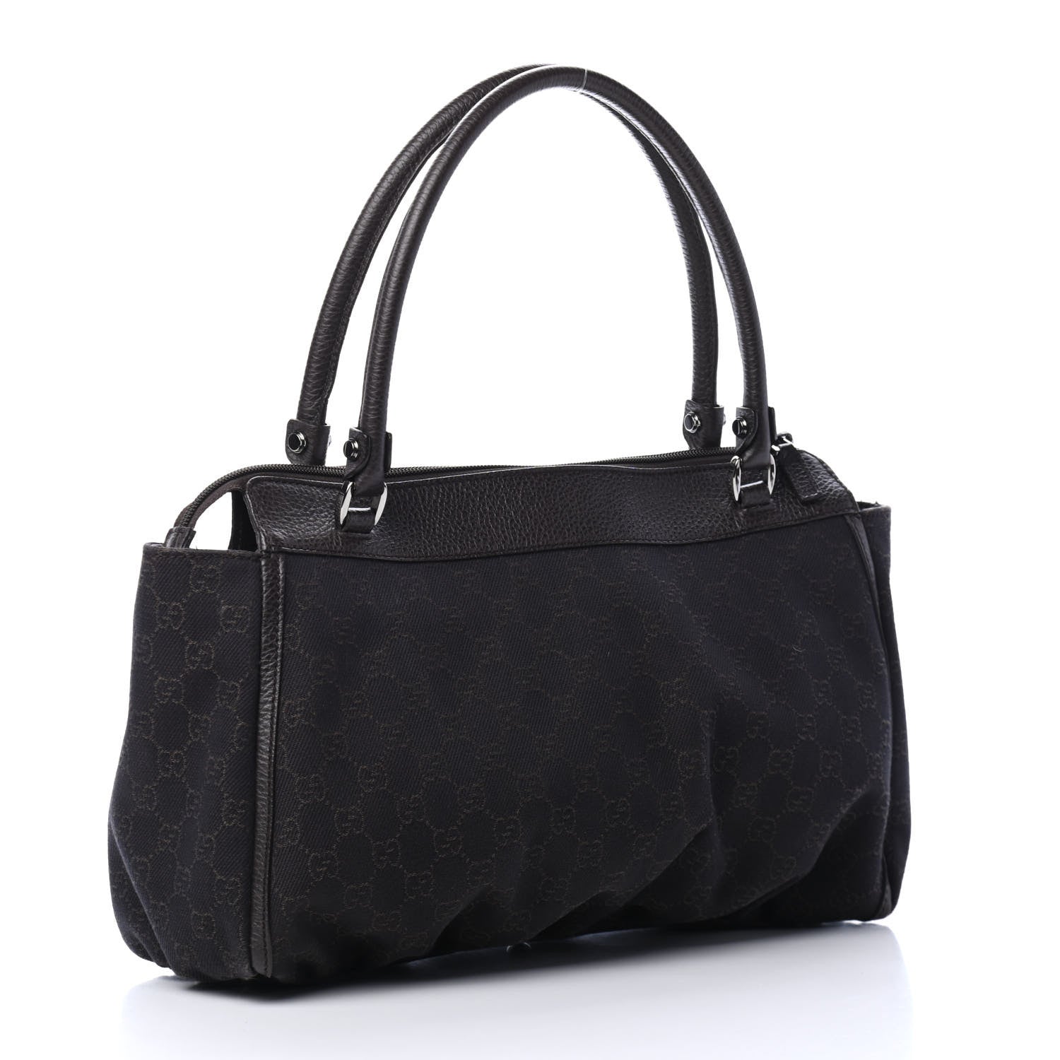 Gucci Monogram D Ring Tote Dark Brown 2 of 4