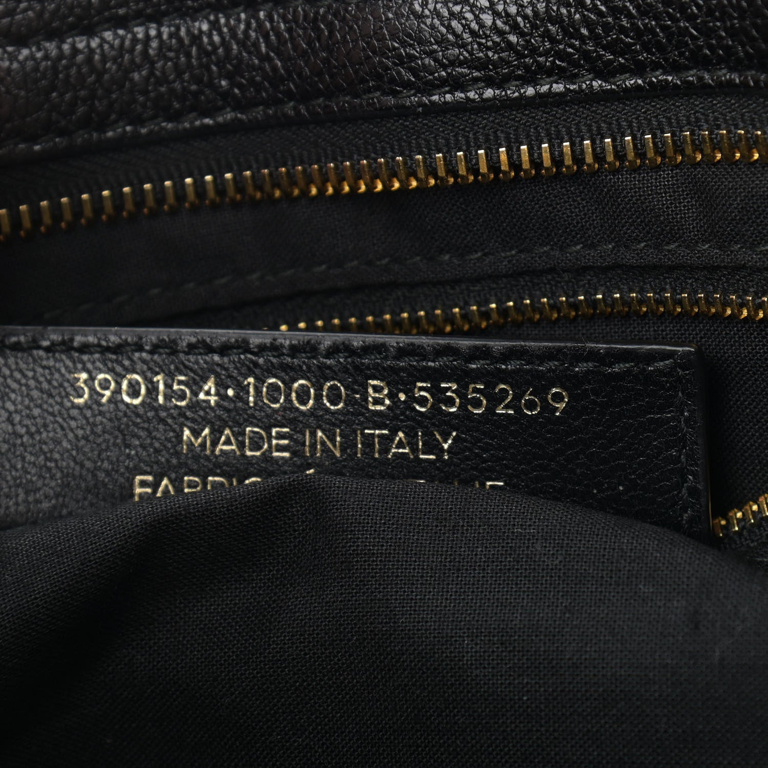 Balenciaga Chevre Gold Metallic Edge Hardware City Black 6 of 8