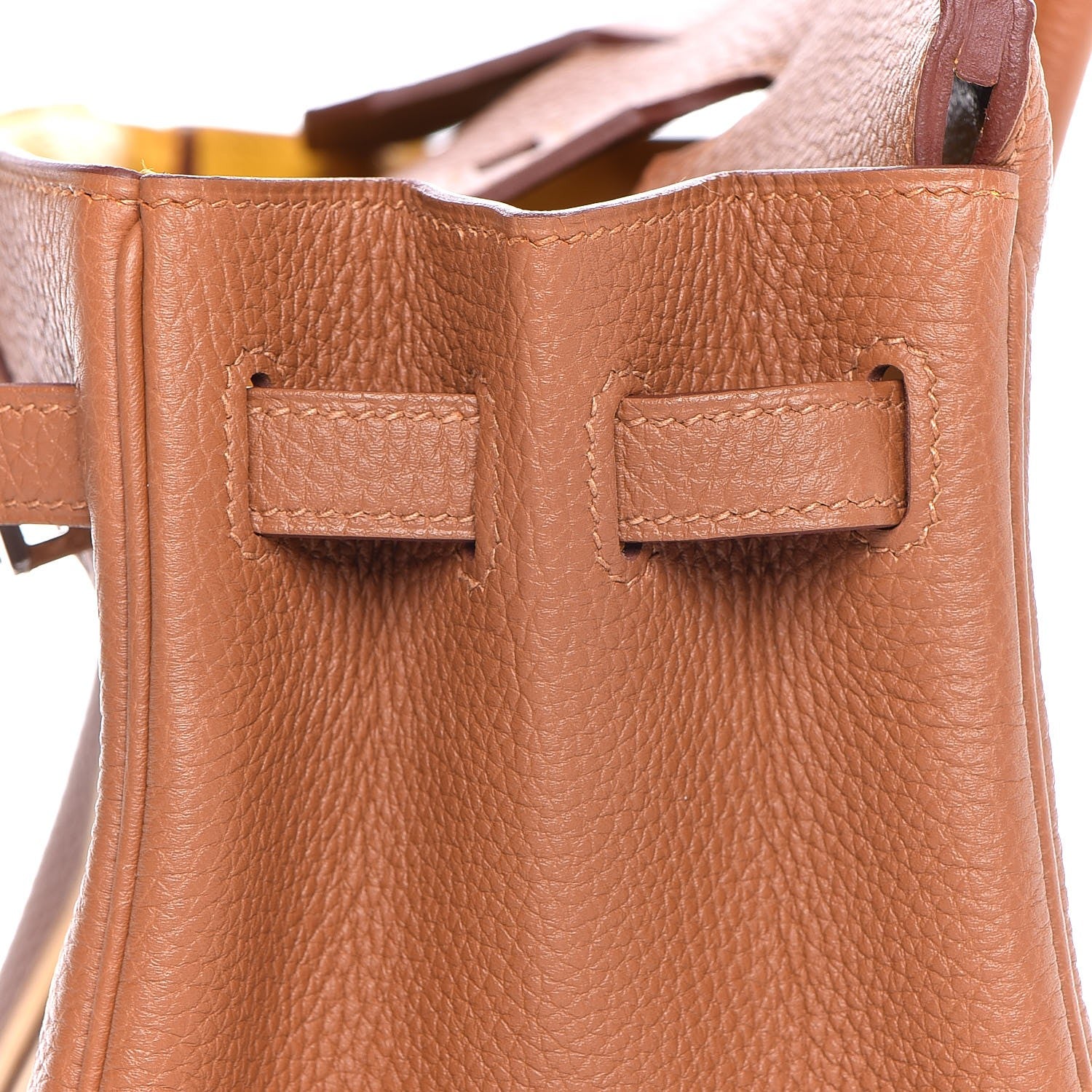 Hermes Togo Swift Officier Birkin 25 Gold Ambre 15 of 35
