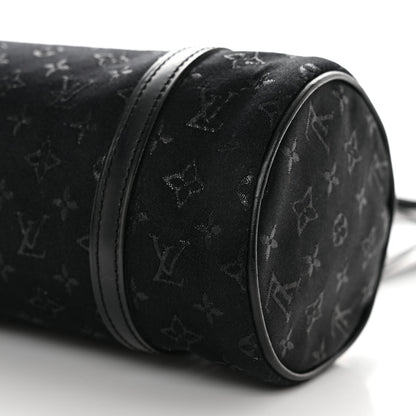 Louis Vuitton Satin Monogram Mini Papillon Black 9 of 10
