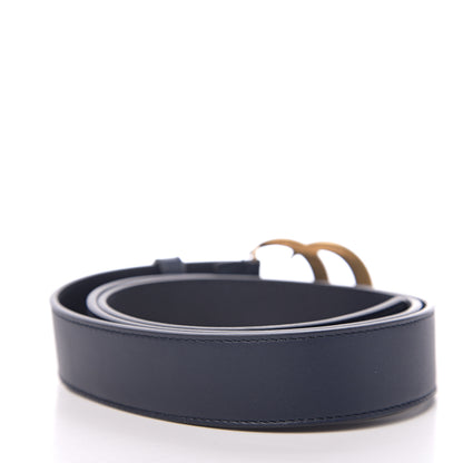 Gucci Moon Calfskin Double G 30mm Belt 95 38 Blue 2 of 5