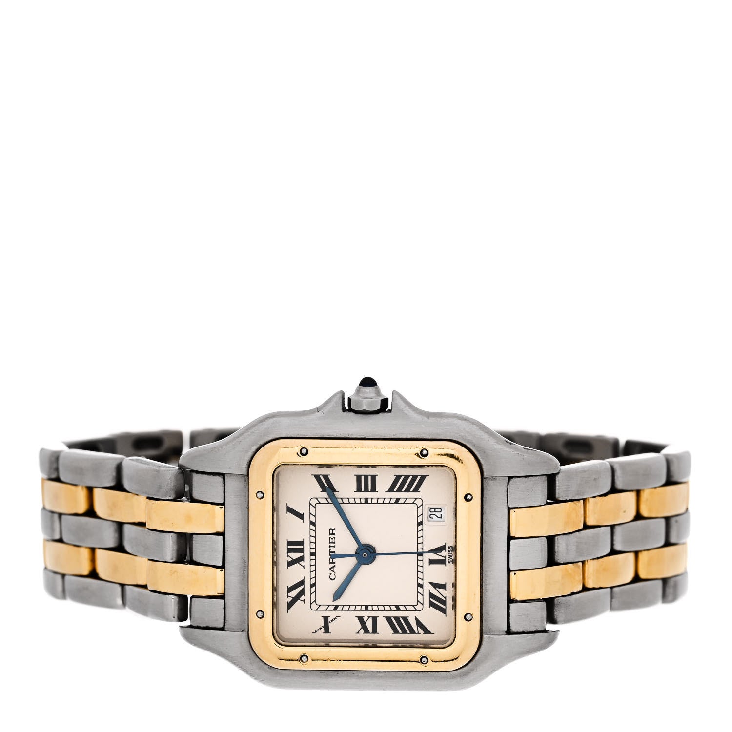 Cartier Stainless Steel 18K Yellow Gold 27mm Panthere Quartz Watch 2 of 4