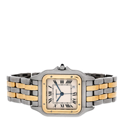 Cartier Stainless Steel 18K Yellow Gold 27mm Panthere Quartz Watch 2 of 4