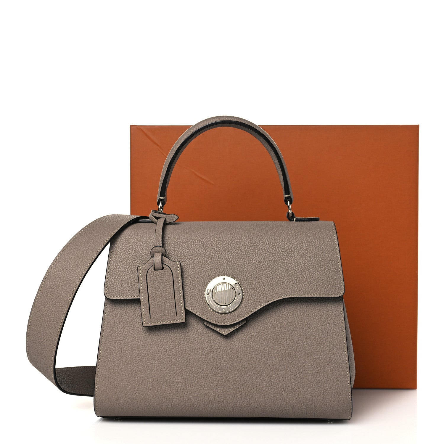 Moynat Taurillon Blush Voyage PM Tourterelle 10 of 10