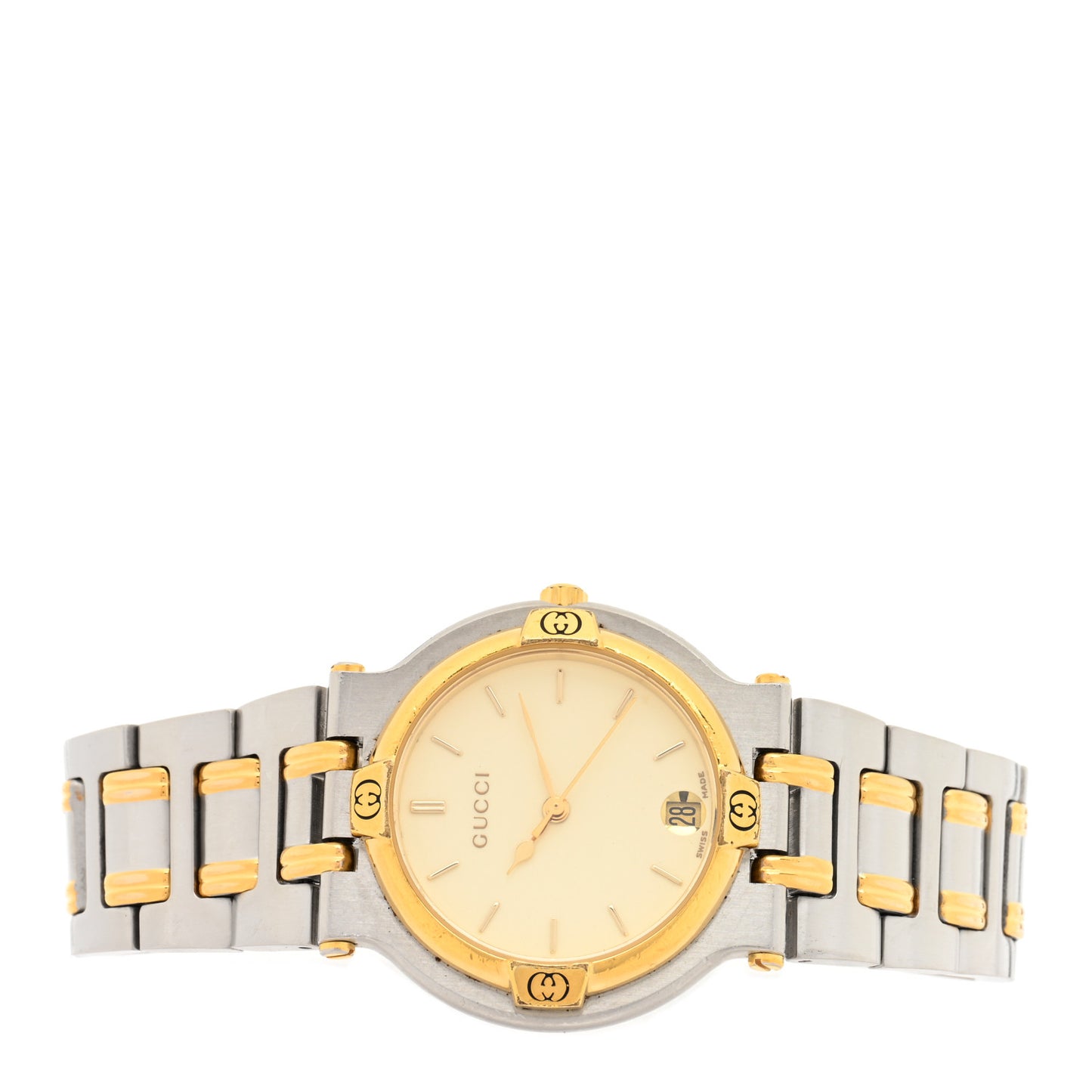 Stainless Steel 32mm 9000M Quartz Watch Gold