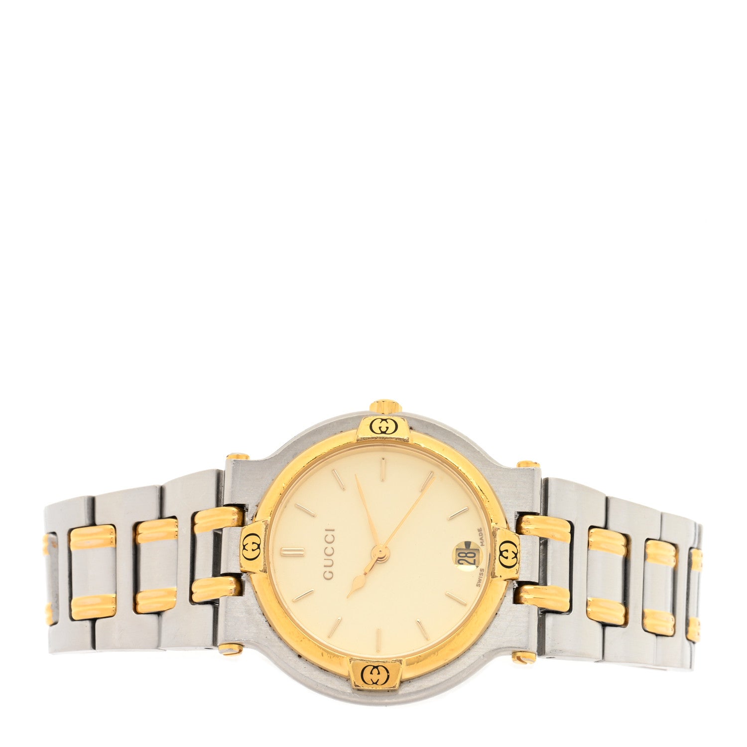 Gucci Stainless Steel 32mm 9000M Quartz Watch Gold 2 of 5