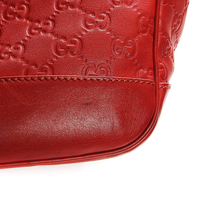 Gucci Guccissima Medium Valentine Top Handle Bag Red 11 of 12