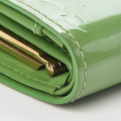 Louis Vuitton Vernis French Purse Wallet Vert Tonic 15 of 21