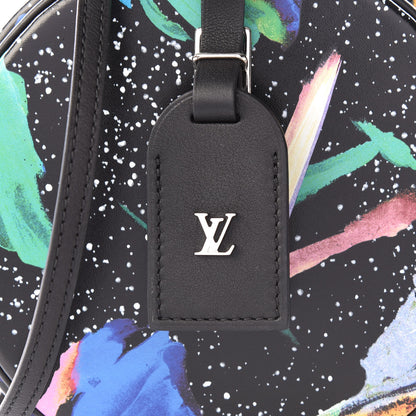 Louis Vuitton Calfskin Splash Print Petite Boite Chapeau Black 12 of 12