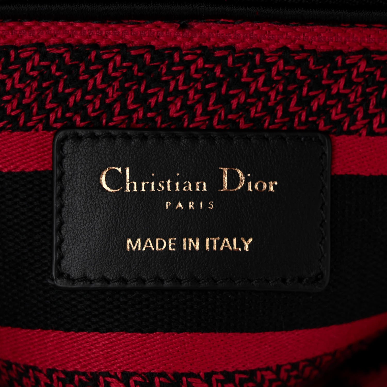 Christian Dior Canvas Mizza Embroidered Medium Lady D-Lite Fuchsia 6 of 10
