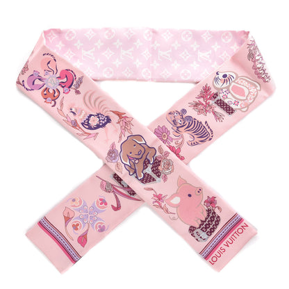 Louis Vuitton Silk Monogram Superstition Bandeau Rose Clair 1 of 4