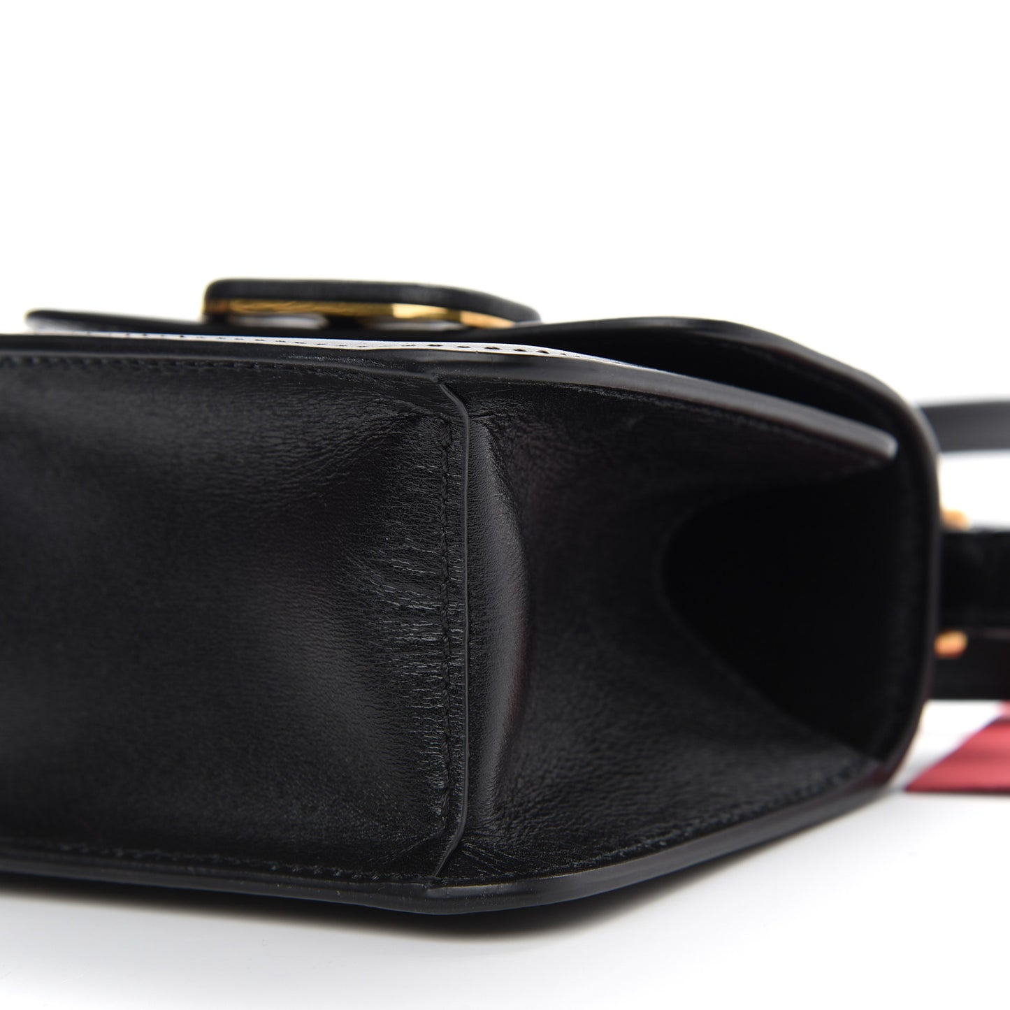 Smooth Calfskin Micro VSling Shoulder Bag Black