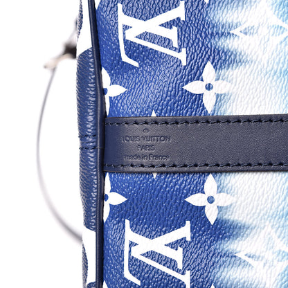 Louis Vuitton Monogram Escale Speedy Bandouliere 30 Blue 9 of 12