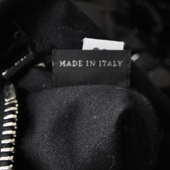 Patent Leather Large Patchwork Tote Black