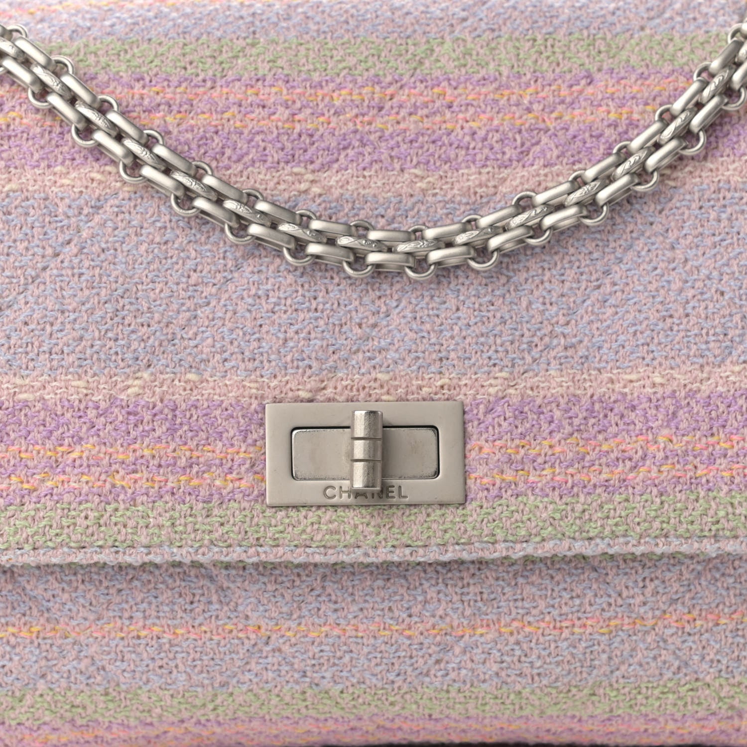 Chanel Tweed 2.55 Reissue 225 Flap Lilac 9 of 11